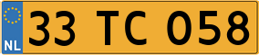 Truck License Plate